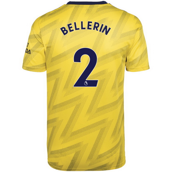 Camiseta Arsenal NO.2 Bellerin 2ª Kit 2019 2020 Amarillo